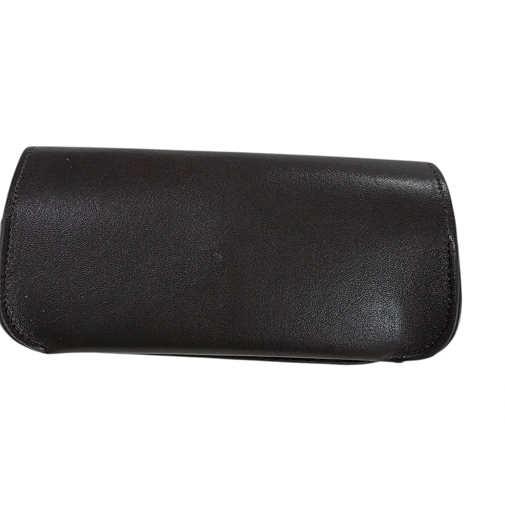 Giorgio Armani Matte Leather Glass Sunglass Case Storage Brown Frame of‎ Life